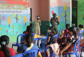 Satgas TMMD Sosialisasikan Pencegahan Stunting