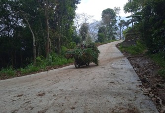  Jalan yang Licin di Sulap Satgas TMMD 112 Kodim 0818