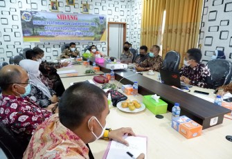 Bupati Bengkulu Utara bersama jajaran Kantor Pertanahan Kab