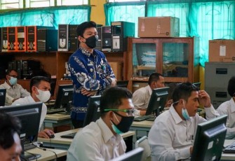 Wakil Bupati Pantau Pelaksanaan Ujian Seleksi P3K