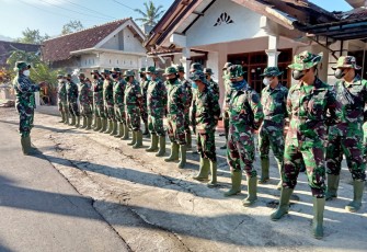 Satgas TMMD 112, Apel Pagi dan Doa Bersama Sebelum Beraktifitas