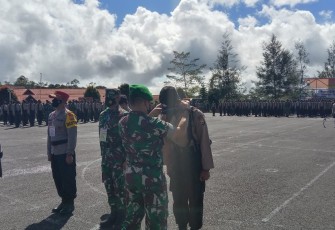 Sinergitas, Wakapolda Bengkulu dan Kasrem Irup Pembukaan Diklat Integrasi TNI/POLRI