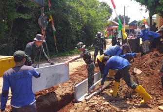 TMMD 112 Realisasikan Keinginan Warga Untuk Bangun Drainase