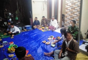 Jalin Silaturahmi Dengan Warga, Satgas TMMD Ikut Takziah Kerumah Duka