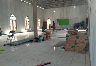 Sasaran Fisik TMMD Ke 112 Gereja GBI Mawar Saron Capai 62 Persen  