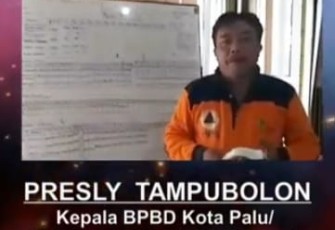  Kepala BPBD Kota Palu/Sekretaris Satgas Covid-19 Kota Palu Presly Tampubolon