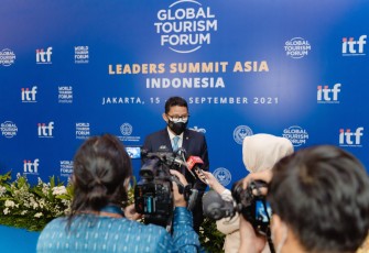 Sandiaga Uno Pimpin Minister Talk di Global Tourism Forum 2021