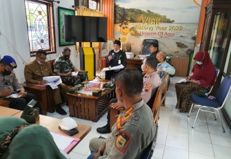 Disparpora menggelar rapat koordinasi bersama beberapa Organisasi Perangkat Daerah (OPD) terkait, di antaranya Satpol PP, Polres dan Kodim 0736/Batang