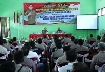 Program Sosialisasi Bidang Hukum Polres Tulungagung