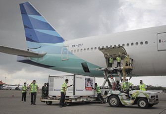Kedatangan Tahap ke-149 dan ke-150, Total Vaksin yang Tiba di Tanah Air Lebih  400 Juta Dosis