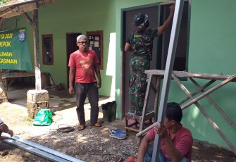 Rumah Halimah Akhirnya Diperbaiki Lewat TMMD