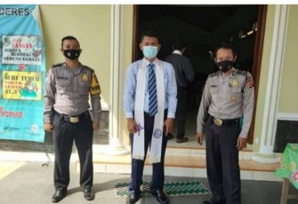 Polsek Kadipaten Patroli Pengamanan Rutin Kebaktian Gereja Kristen Pasundan