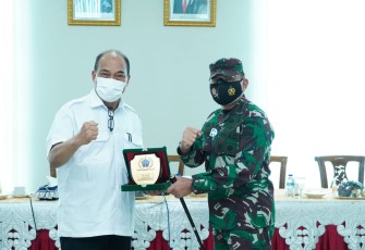Wali Kota Tebing Tinggi Ir H Umar Zunaidi Hasibuan MM Terima Kunjungan Kerja Danrem 022/PT Kol Inf Parlindungan Hutagalung SAP 