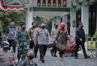 Menkes, Panglima TNI dan Kapolri Tinjau Penanganan Covid-19 di Klaten