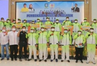 Pelepasan Kontingen PON Ke Papua