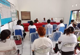 Danramil 1016-03 Sepang Hadiri Rapat Koordinasi Percepatan Vaksinasi Kecamatan Sepang 