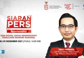 Dorong Pemulihan Ekonomi Nasional, Kominfo Fokus Kembangkan SDM Digital 