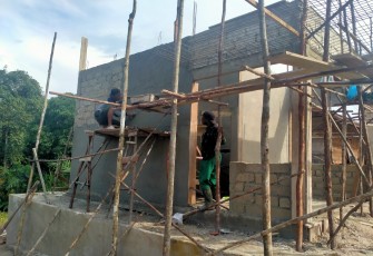 Pembangunan Pos Kamling Capai 55 Persen