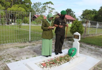 Dandim Palangka Raya Hadiri Ziarah ke TMP Sanaman Lampang