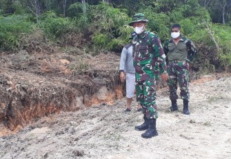 Dandim 1016/Plk Cek Lokasi ‎TMMD di Kelurahan Kampuri