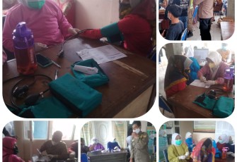 UPTD Puskesmas Wado Gebyar Vaksin Dosis Satu dan Dua Bekerjasama Dengan Pemdes Cimungkal
