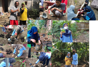 Sambut HUT RI Ke 76, KKN Walisongo Menanam 76 Pohon di 15 Desa