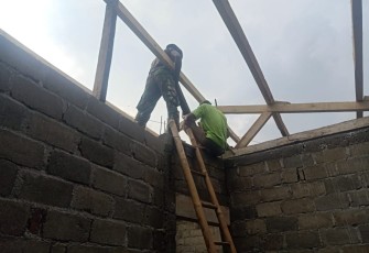 Kokohnya Kerangka Rumah Baru Sasaran TMMD 112 Kodim 0818