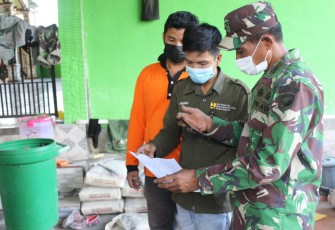 Dinas PU Gumas Evaluasi Perehaban Masjid Proyek TMMD Kodim Palangka Raya