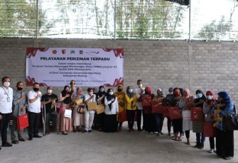 Sasaran Non fisik TMMD 112, DPMPTSP Melaksanakan Pelayanan Perijinan