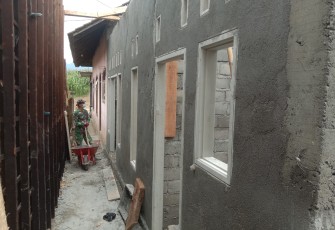 Ada Keringat Satgas di Balik Kokohnya Tembok Rutilahu 
