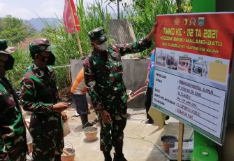 Tim Wasev Kunjungi Lokasi TMMD 112 Kodim 0818/Malang 