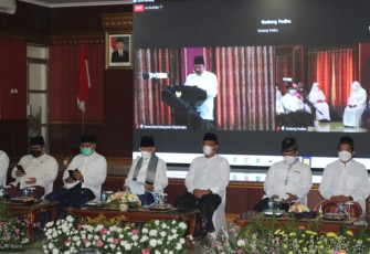 Kapolres Majalengka Hadiri Peringatan Hari Santri Nasional Sekaligus Pengukuhan Dewan Hakim MTQ ke 51