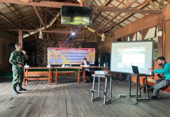 Kaurlat Kodim 1016 Palangka Raya Beri Pelatihan Tanggulangi Bencana