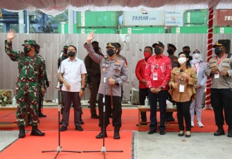 Panglima TNI Marsekal Hadi Tjahjanto dan Kapolri Jenderal Listyo Sigit Prabowo