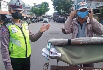 Polres Rejang Lebong Ajak Warga Patuh Prokes Covid-19