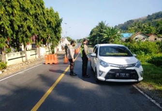  Polres Kaur Lakukan Penyekatan Perbatasan 