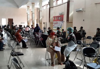 Upaya Kodim 1016 Palangka Raya Dalam Mensukseskan Vaksinansi Dosis Kedua