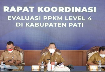 Rapat koordinasi evaluasi PPKM