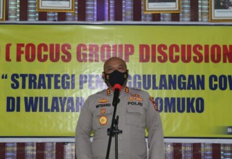 Polres Mukomuko Gelar FGD Strategi Penanggulangan Covid-19