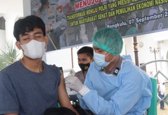 Minat Vaksinasi Masyarakat Bengkulu Kian Meningkat 