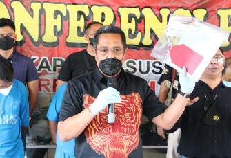 Polda Jateng gelar konferensi pers ungkap kasus pembobol ATM