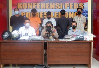 Polres Lebong Tangkap 3 Pelaku Pencurian Minimarket