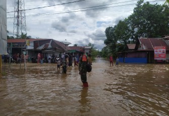 Banjir di Desa Haruyan