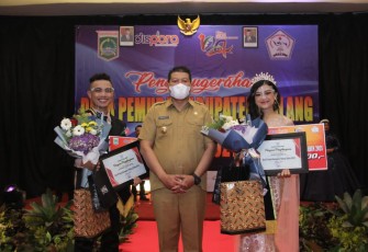 Wakil Bupati Malang Drs.H. Didik Gatot Subroto hadir dalam acara Penganugerahan Duta Pemuda Kabupaten Malang Tahun 2021