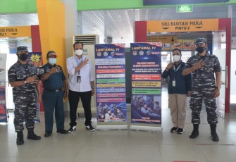 Lantamal IV Beri Sosialisasi dan Himbauan Keselamatan Berlayar dan Pencegahan Covid-19