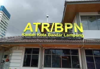 Kantor ATR/BPN kota Bandar Lampung