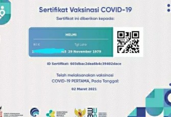 Walikota Helmi Sudah Divaksin