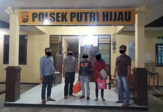 Terduga Pelaku Diamankan      