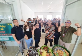 Acara peresmian kantor cabang FUSE Insurtech di Balikpapan, Kalimantan Timur, Selasa (2/11)
