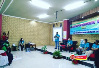 Situasi Penutupan Sosialisasi Perundang-undangan Tentang Pemberantasan Barang Kena Cukai Tahun 2021 (foto : Faisal NR / Klikwarta.com)